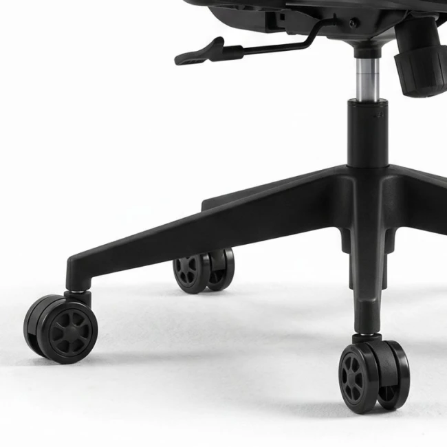 Ανταλλακτικά Ροδάκια Megapap για καρέκλες γραφείου σετ 5 τμχ χρώμα μαύρο