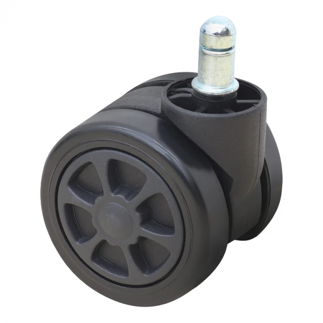 Ανταλλακτικά Ροδάκια Megapap για καρέκλες γραφείου σετ 5 τμχ χρώμα μαύρο