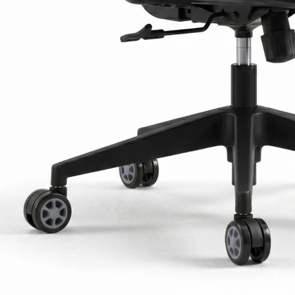 Ανταλλακτικά Ροδάκια Megapap για καρέκλες γραφείου σετ 5 τμχ χρώμα μαύρο - γκρι