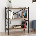Βιβλιοθήκη Jocasta Megapap μεταλλική - μελαμίνης χρώμα pine oak 66x34x85εκ. Βιβλιοθήκη Jocasta Megapap μεταλλική - μελαμίνης χρώμα pine oak 66x34x85εκ.