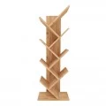 Βιβλιοθήκη μελαμίνης Milton Megapap χρώμα pine oak 44x22x121εκ.
