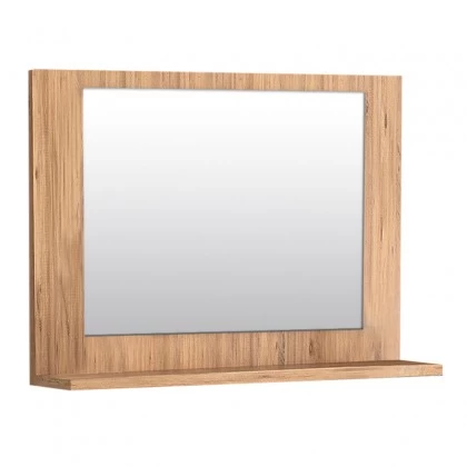Καθρέφτης μπάνιου Devlin Megapap χρώμα pine oak 60x10x45εκ. Καθρέφτης μπάνιου Devlin Megapap χρώμα pine oak 60x10x45εκ.