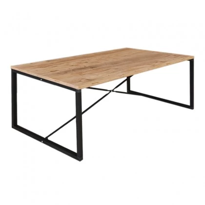 Τραπεζάκι σαλονιού Harte Megapap χρώμα pine oak 100x55x42εκ. Τραπεζάκι σαλονιού Harte Megapap χρώμα pine oak 100x55x42εκ.