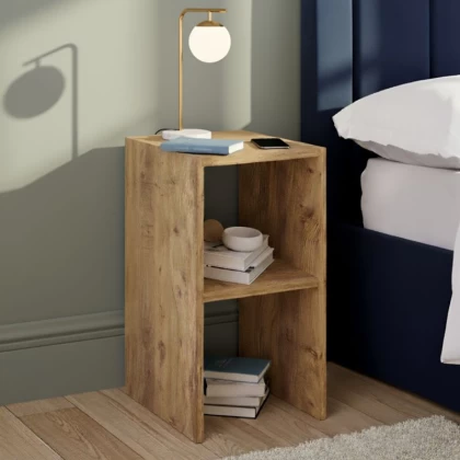 Κομοδίνο - Βοηθητικό τραπεζάκι Tagore Megapap χρώμα pine oak 30x30x60εκ. Κομοδίνο - Βοηθητικό τραπεζάκι Tagore Megapap χρώμα pine oak 30x30x60εκ.