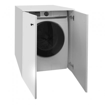 Έπιπλο πλυντηρίου Gray Megapap χρώμα λευκό 70x66x90εκ. Έπιπλο πλυντηρίου Gray Megapap χρώμα λευκό 70x66x90εκ.