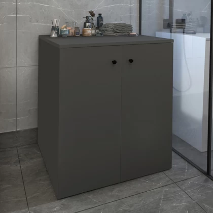 Έπιπλο πλυντηρίου Gray Megapap χρώμα ανθρακί 70x66x90εκ. Έπιπλο πλυντηρίου Gray Megapap χρώμα ανθρακί 70x66x90εκ.