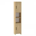 Ντουλάπι κουζίνας - μπάνιου Hobbes Megapap χρώμα sapphire oak 35x30x182,3εκ.