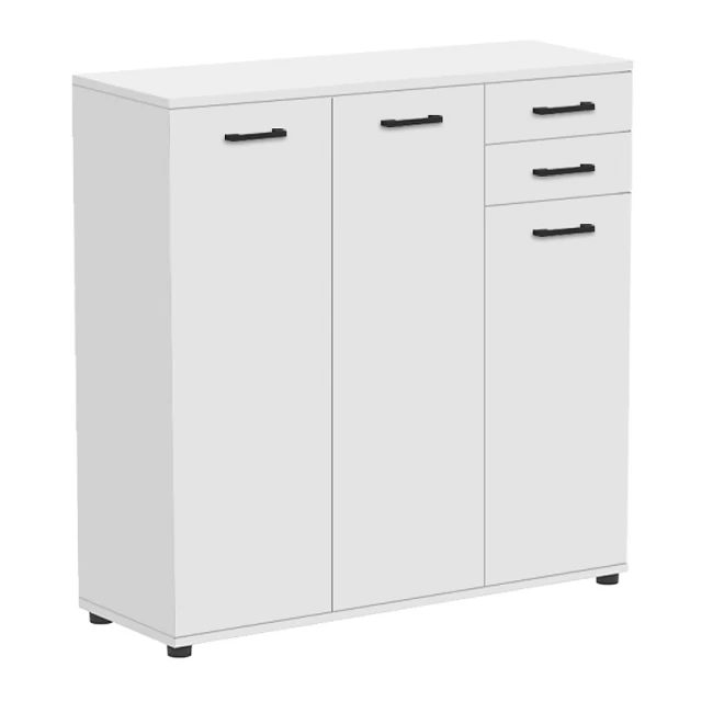 Παπουτσοθήκη - ντουλάπι Polly Megapap χρώμα λευκό 108x35x108εκ.
