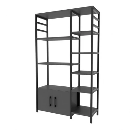 Έπιπλο κουζίνας Benito Megapap χρώμα μαύρο - ανθρακί 83,6x30,2x140,7εκ. Έπιπλο κουζίνας Benito Megapap χρώμα μαύρο - ανθρακί 83,6x30,2x140,7εκ.