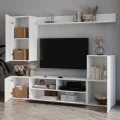 Σύνθεση τηλεόρασης Rodos Megapap χρώμα λευκό 210,2x36x90,4εκ.