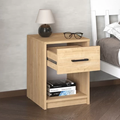 Κομοδίνο Scoty Megapap χρώμα sapphire oak 40,2x35,3x55εκ. Κομοδίνο Scoty Megapap χρώμα sapphire oak 40,2x35,3x55εκ.