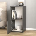 Κομοδίνο Vito Megapap χρώμα ανθρακί 34x30x66,4εκ.