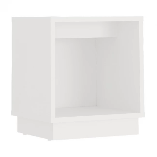 Κομοδίνο Gino Megapap χρώμα λευκό 40x35,3x45εκ.