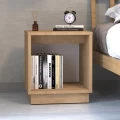 Κομοδίνο Gino Megapap χρώμα sapphire oak 40x35,3x45εκ.