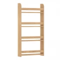 Επιτοίχια βιβλιοθήκη - ραφιέρα Montessori Megapap χρώμα sapphire oak 60x15x120εκ.