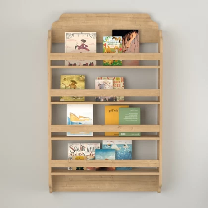 Επιτοίχια βιβλιοθήκη - ραφιέρα Montessori Megapap χρώμα sapphire oak 80x15x132εκ. Επιτοίχια βιβλιοθήκη - ραφιέρα Montessori Megapap χρώμα sapphire oak 80x15x132εκ.