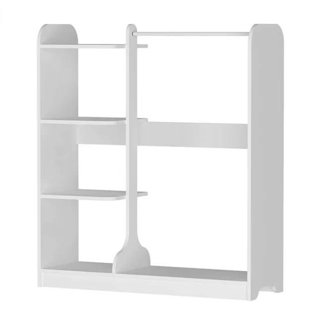 Έπιπλο εισόδου Rozesme Megapap χρώμα λευκό 120x40x135εκ.