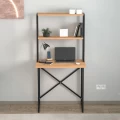 Γραφείο εργασίας Pope Megapap χρώμα pine oak 73x52x146εκ.