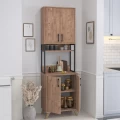 Έπιπλο κουζίνας Sedef Megapap χρώμα pine oak 61x40x202,1εκ. Έπιπλο κουζίνας Sedef Megapap χρώμα pine oak 61x40x202,1εκ.
