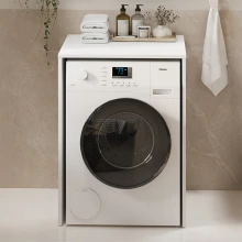 Έπιπλο πλυντηρίου Pinar Megapap χρώμα λευκό 65,5x60x88,6εκ.