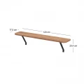 Ραφιέρα τοίχου Barca Megapap χρώμα pine oak 120x17,5x20,4εκ.