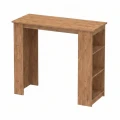 Τραπέζι μπαρ Toska Megapap χρώμα pine oak 120x50x103,6εκ.