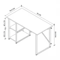 Έπιπλο πλυντηρίου Verno Megapap χρώμα pine oak 90x59,8x92,8εκ.