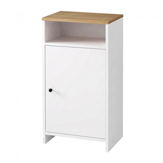 Παπουτσοθήκη - Ντουλάπι Talsa Megapap χρώμα λευκό - sapphire oak 50x35,3x86εκ.