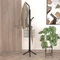 Καλόγερος Triad Megapap μεταλλικός χρώμα μαύρο 37,5x37,5x146,8εκ.