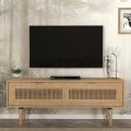 Έπιπλο τηλεόρασης Sirona Megapap χρώμα sapphire oak 140x30x55εκ.