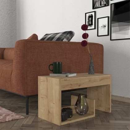 Τραπεζάκι βοηθητικό Rosana Megapap χρώμα sapphire oak 35x29,5x60εκ. Τραπεζάκι βοηθητικό Rosana Megapap χρώμα sapphire oak 35x29,5x60εκ.