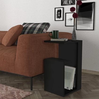 Τραπεζάκι βοηθητικό Rosana Megapap χρώμα μαύρο 35x29,5x60εκ. Τραπεζάκι βοηθητικό Rosana Megapap χρώμα μαύρο 35x29,5x60εκ.