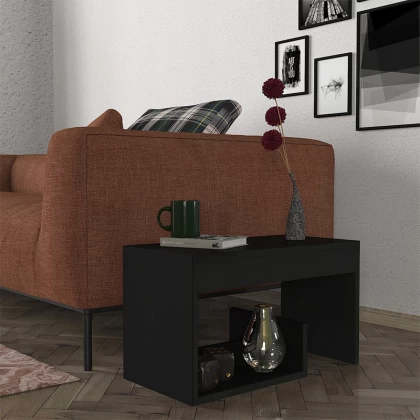 Τραπεζάκι βοηθητικό Rosana Megapap χρώμα μαύρο 35x29,5x60εκ. Τραπεζάκι βοηθητικό Rosana Megapap χρώμα μαύρο 35x29,5x60εκ.