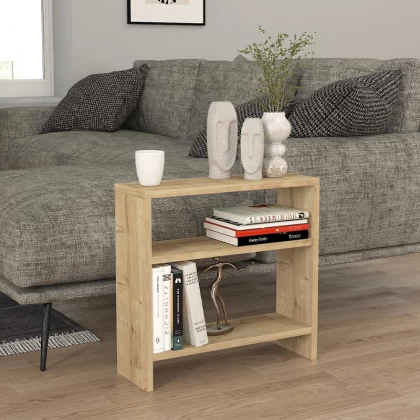 Τραπεζάκι βοηθητικό Silvanus Megapap χρώμα sapphire oak 51x17,5x49εκ. Τραπεζάκι βοηθητικό Silvanus Megapap χρώμα sapphire oak 51x17,5x49εκ.