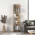 Βιβλιοθήκη Perla Megapap χρώμα sepet oak 48x22x170εκ.