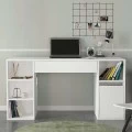 Γραφείο εργασίας Pontus Megapap χρώμα λευκό 145x60x74,4εκ.