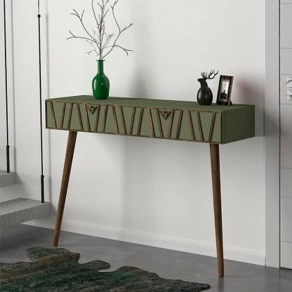 Κονσόλα επιτοίχια Forest Megapap χρώμα λαδί - καρυδί 120x35x89,3εκ. Κονσόλα επιτοίχια Forest Megapap χρώμα λαδί - καρυδί 120x35x89,3εκ.