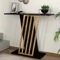 Κονσόλα Gravity Megapap χρώμα μαύρο εφέ μαρμάρου - χρυσό 90x29,6x76,8εκ.