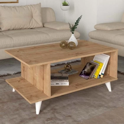 Τραπεζάκι σαλονιού Titus Megapap χρώμα sapphire oak 100x60x45εκ. Τραπεζάκι σαλονιού Titus Megapap χρώμα sapphire oak 100x60x45εκ.