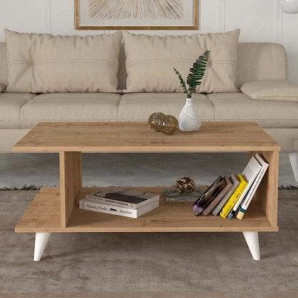 Τραπεζάκι σαλονιού Titus Megapap χρώμα sapphire oak 100x60x45εκ. Τραπεζάκι σαλονιού Titus Megapap χρώμα sapphire oak 100x60x45εκ.