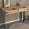 Κονσόλα Cenova Megapap χρώμα sapphire oak 120x35x89,8εκ.