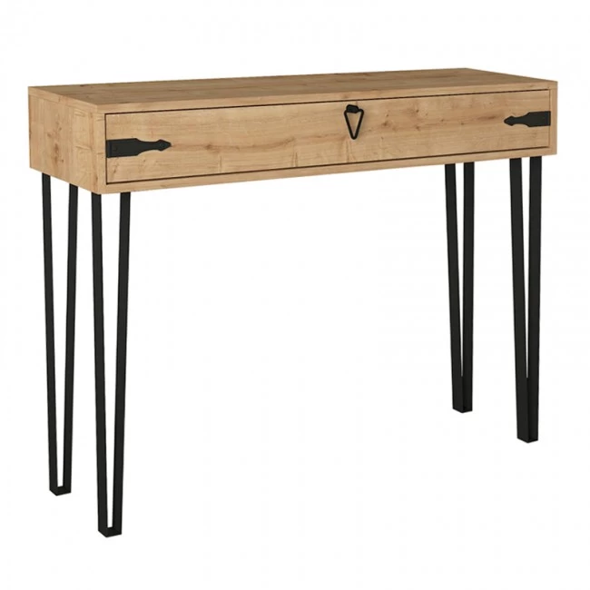 Κονσόλα Cenova Megapap χρώμα sapphire oak 120x35x89,8εκ.