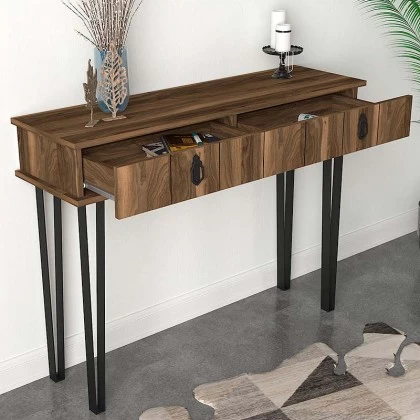 Κονσόλα Helsinki Megapap χρώμα καρυδί 120x35,5x90εκ. Κονσόλα Helsinki Megapap χρώμα καρυδί 120x35,5x90εκ.