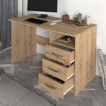 Γραφείο εργασίας Eldoris Megapap χρώμα sapphire oak 120x60x75εκ. Γραφείο εργασίας Eldoris Megapap χρώμα sapphire oak 120x60x75εκ.