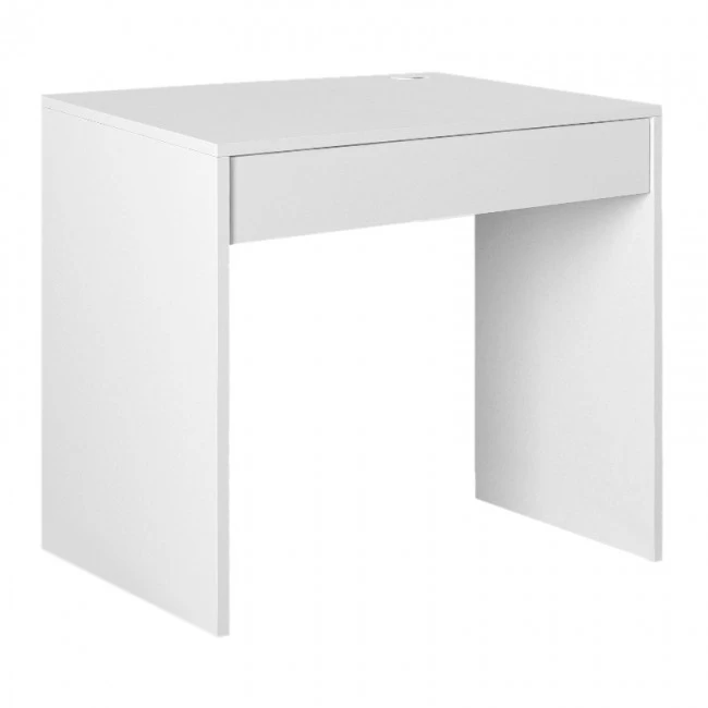 Γραφείο εργασίας Mida Megapap χρώμα λευκό 72x60x73,8εκ.