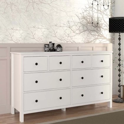 Συρταριέρα - Μπουφές Sabina Megapap χρώμα λευκό 160x50x96εκ. Συρταριέρα - Μπουφές Sabina Megapap χρώμα λευκό 160x50x96εκ.