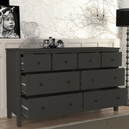 Συρταριέρα - Μπουφές Sabina Megapap χρώμα ανθρακί 160x50x96εκ. Συρταριέρα - Μπουφές Sabina Megapap χρώμα ανθρακί 160x50x96εκ.