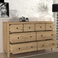 Συρταριέρα - Μπουφές Sabina Megapap χρώμα sepet oak 160x50x96εκ. Συρταριέρα - Μπουφές Sabina Megapap χρώμα sepet oak 160x50x96εκ.