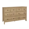 Συρταριέρα - Μπουφές Sabina Megapap χρώμα sepet oak 160x50x96εκ. Συρταριέρα - Μπουφές Sabina Megapap χρώμα sepet oak 160x50x96εκ.