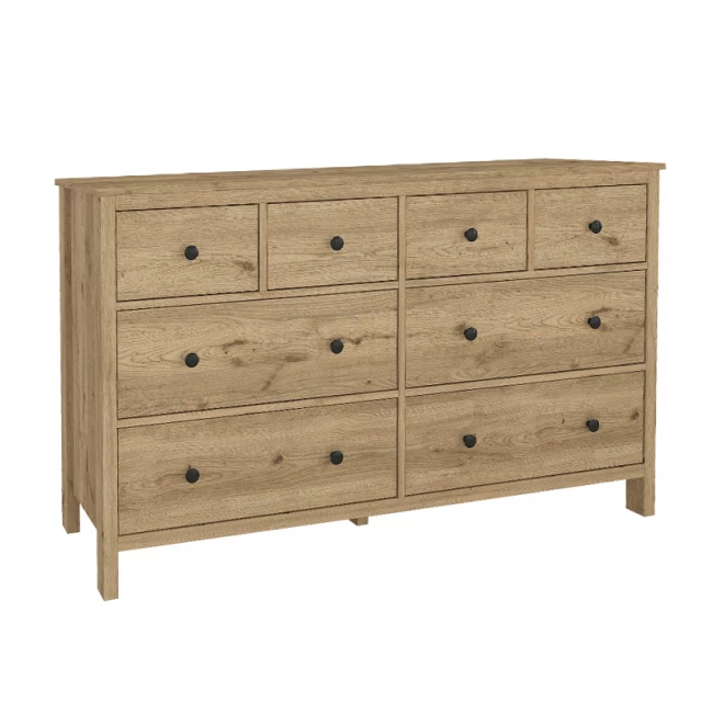 Συρταριέρα - Μπουφές Sabina Megapap χρώμα sepet oak 160x50x96εκ. Συρταριέρα - Μπουφές Sabina Megapap χρώμα sepet oak 160x50x96εκ.